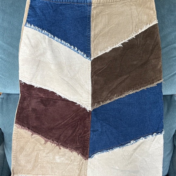 Charlotte Russe vintage patchwork skirt - Picture 4 of 4